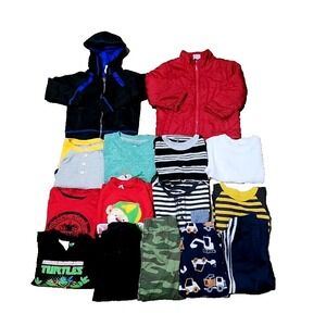 EUC HUGE Lot Of Boys Mix‎ Brand Clothes 15 Pieces Size 2-3T FALL/WINTER